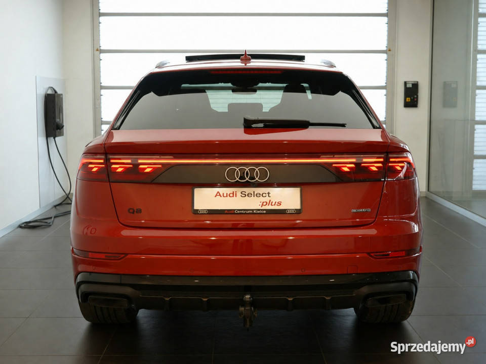 Audi Q8 60TFSIe 490 Sline BO MatrixHD Kamery360 elektrycznie ustawiane fotele świętokrzyskie Kielce