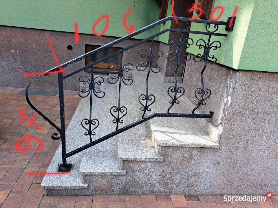 Poręcz metalowa kuta Tychy