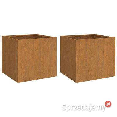 vidaXL Donice 2 42x40x39 stal