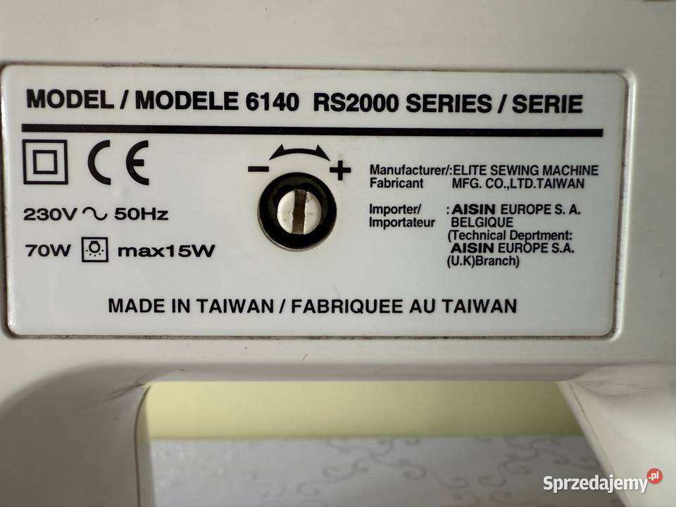 Maszyna do szycia Toyota Model 6140 RS2000 Pozostałe Czerwionka-Leszczyny