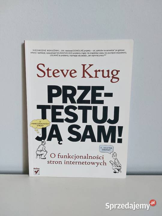 książka Przetestuj ją sam Steve Krug o Poznań