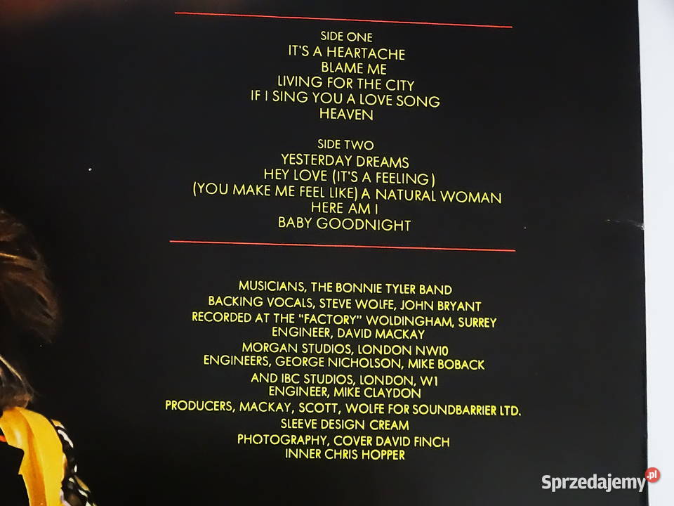 Bonnie Tyler Natural Force 1978 LP winyl RCA Biłgoraj