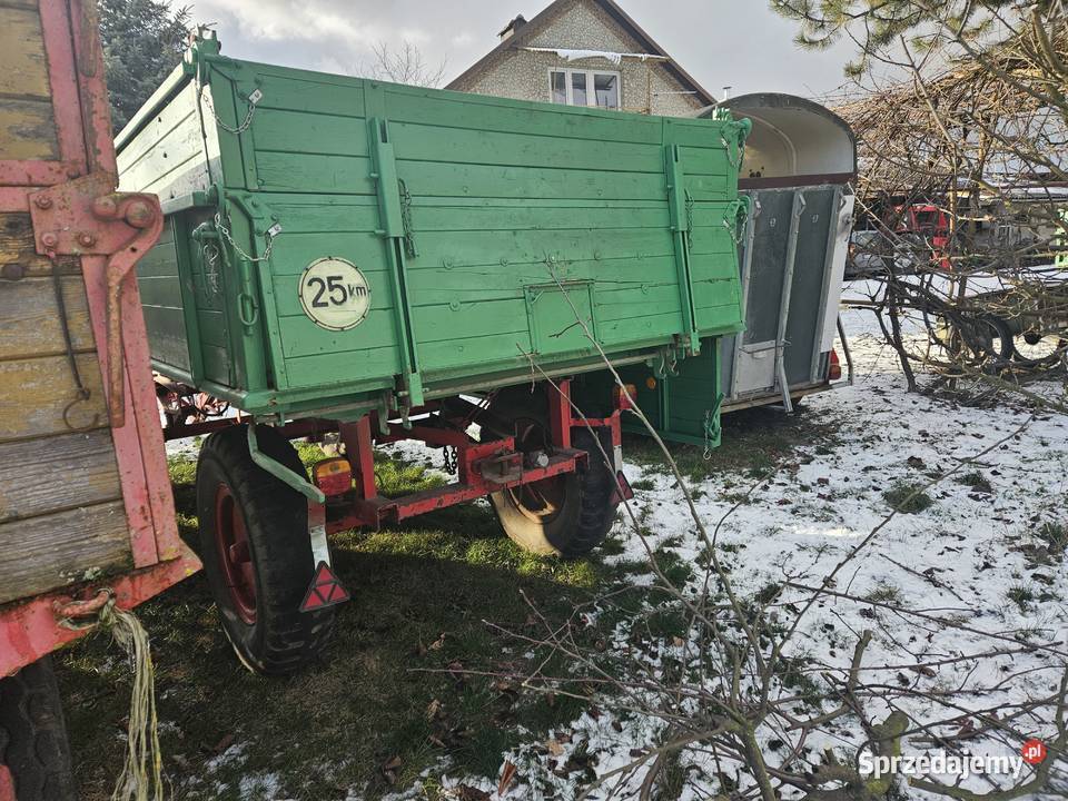 Przyczepa wywrotka trójstronna 4T