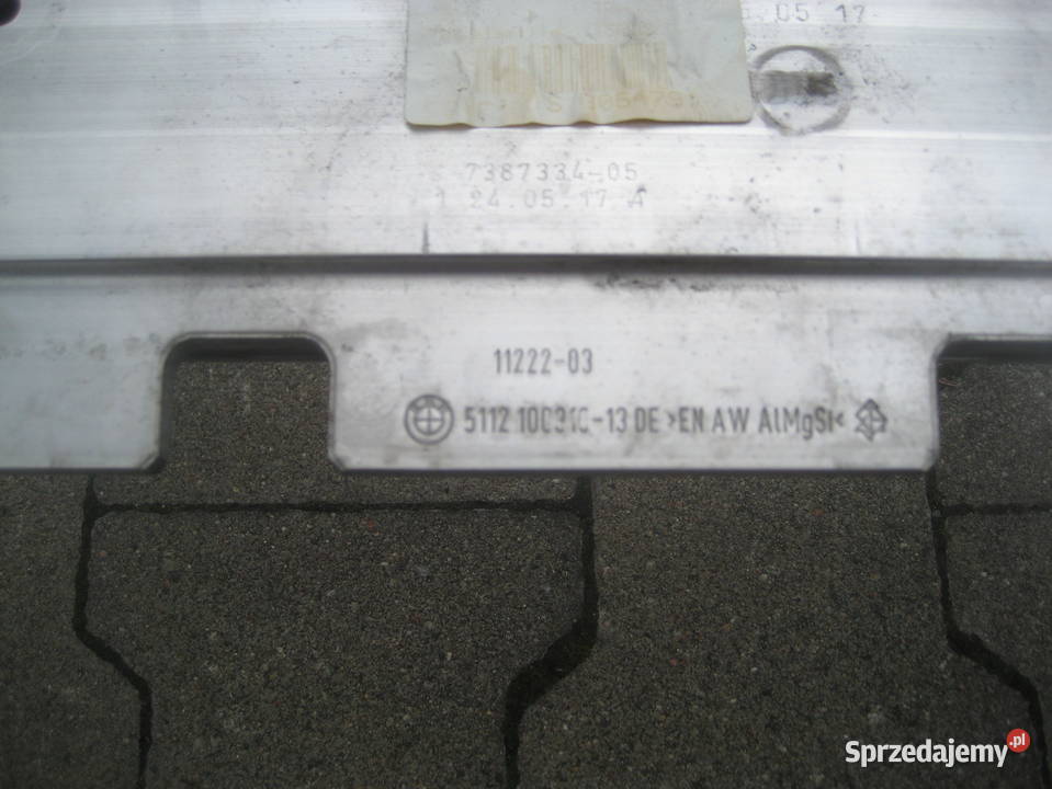 bmw 5 g30 g31 1723r belka zderzak tył 7387334 wielkopolskie Rakoniewice