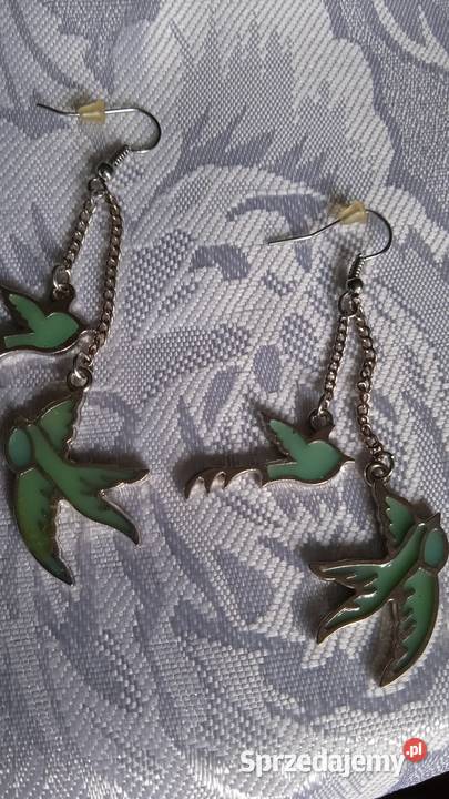 NOWE KOLCZYKI Z FRUWAJĄCYMI JASKÓŁKAMI wielkopolskie Piła