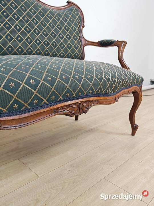 Piękna sofa kanapa w stylu rokoko ludwika Sandomierz sprzedam