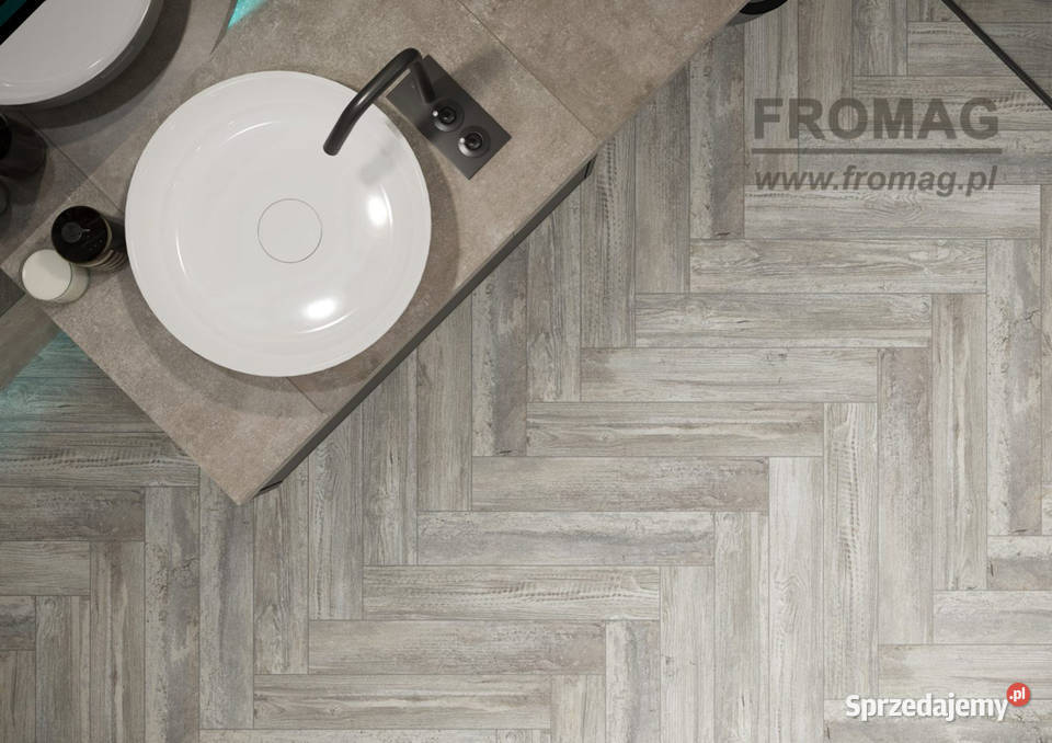 Giornata bianco Jodełka płytki parkiet Bytom