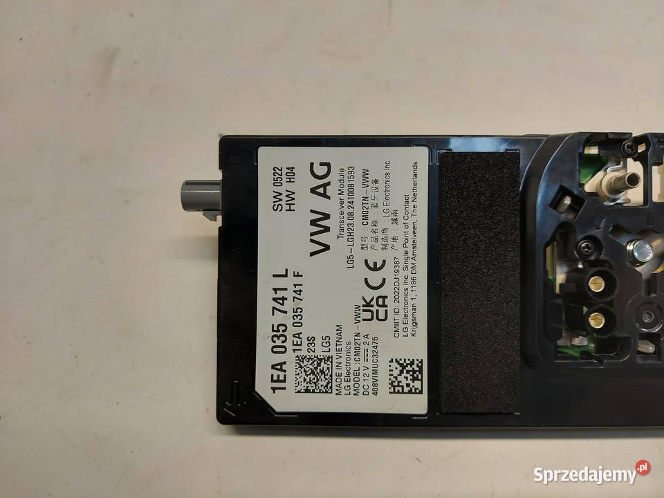 VW ID4 11A 2024r SUV 5D WZMACNIACZ MODUŁ ANTENA osobowe