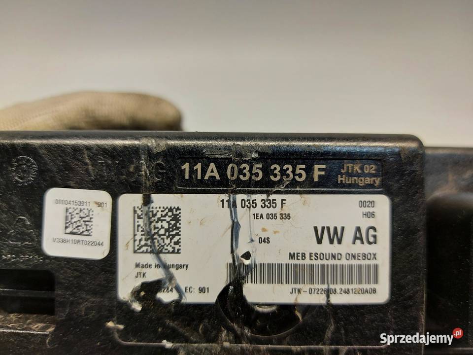 VW ID4 11A 2024r SUV 5D GŁOŚNIK GENERATOR