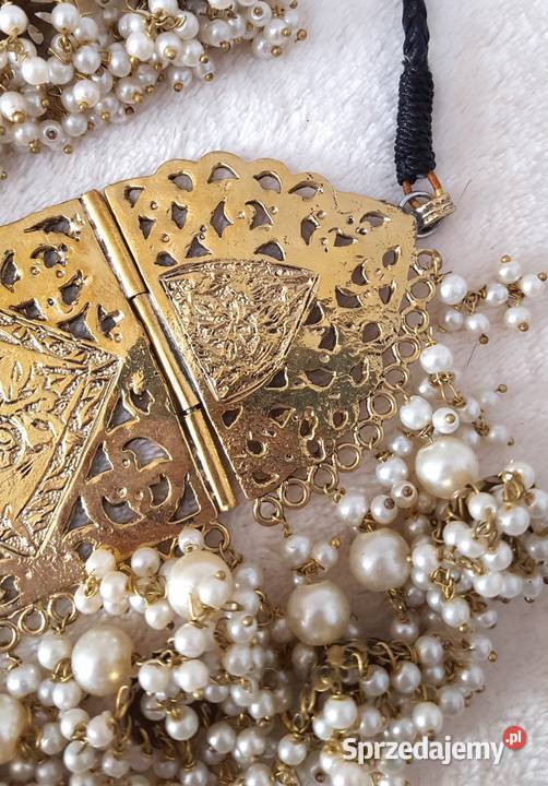 Komplet biżuterii indyjskiej naszyjnik chocker zachodniopomorskie Szczecin sprzedam