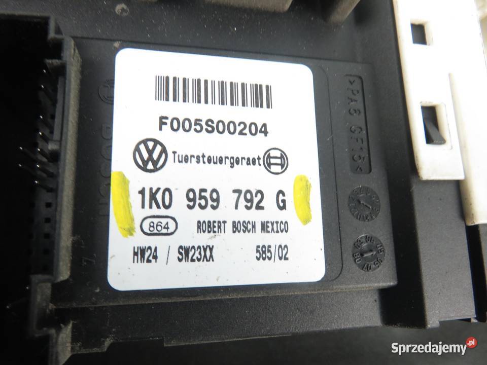 PODNOŚNIK SZYBY PRAWY PRZEDNI VW JETTA III osobowe