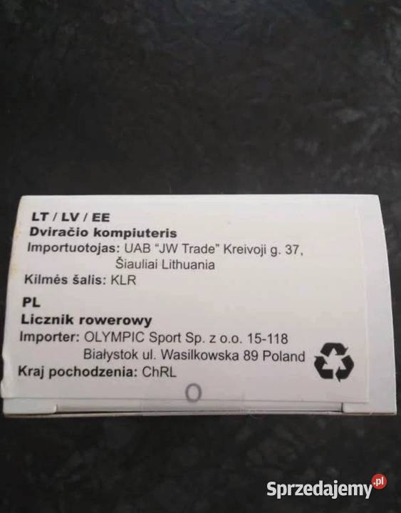 Licznik rowerowy TOP ACTION T8 Nowy w pudełku Rowery i akcesoria Bogatynia