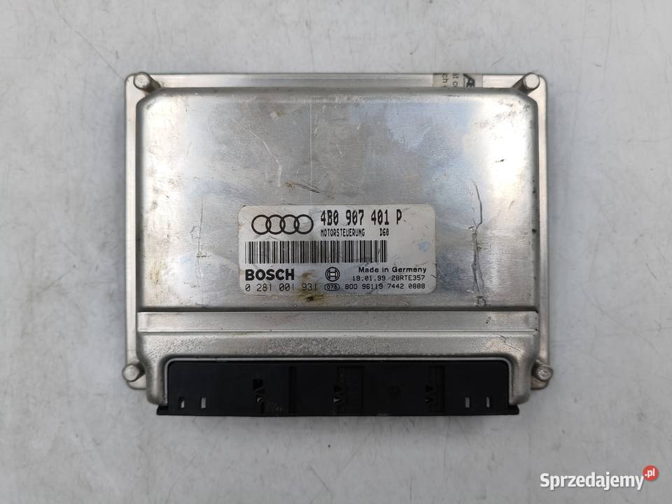 Sterownik Silnika Audi A6 C5 25 TDI 4B0907401P