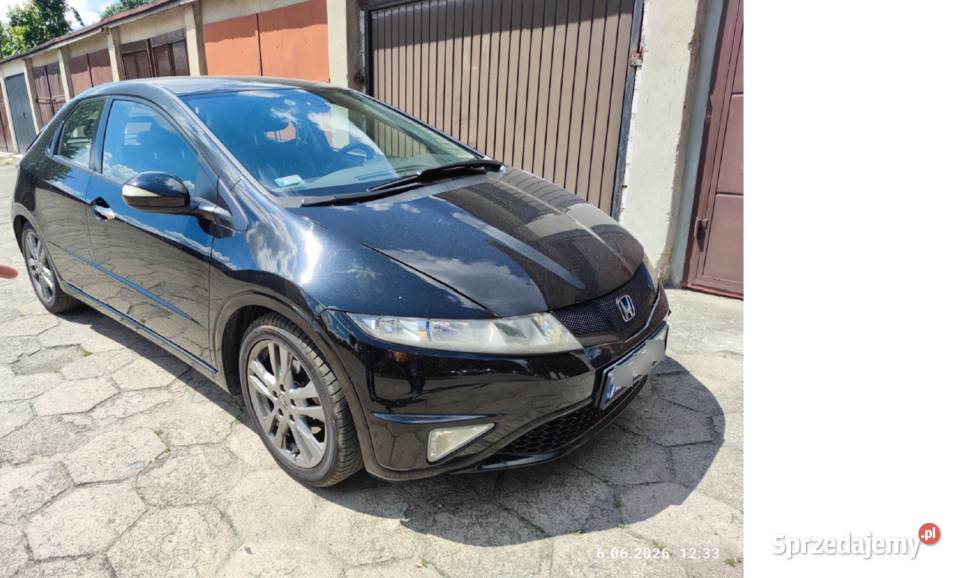 Honda Civic VIII 18 UFO iVTEC SPORT GT 2010 centralny zamek Zduńska Wola