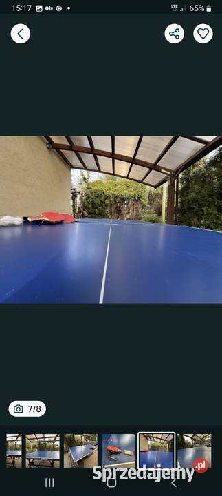 Stol do pinponga aluminiowy zrwnetrzny Kettler