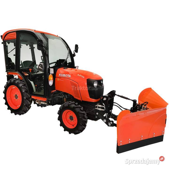 Kubota A211N 4x4 21 CAB pług do śniegu Tajęcina
