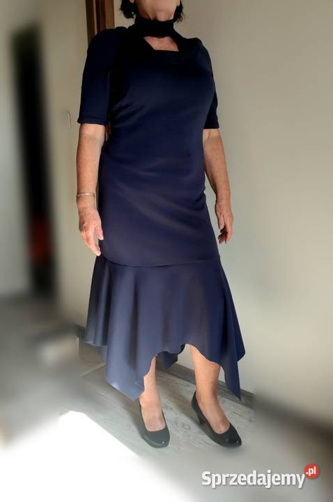 Sukienka granatowa Boohoo rozmiar 44 małopolskie Jawiszowice