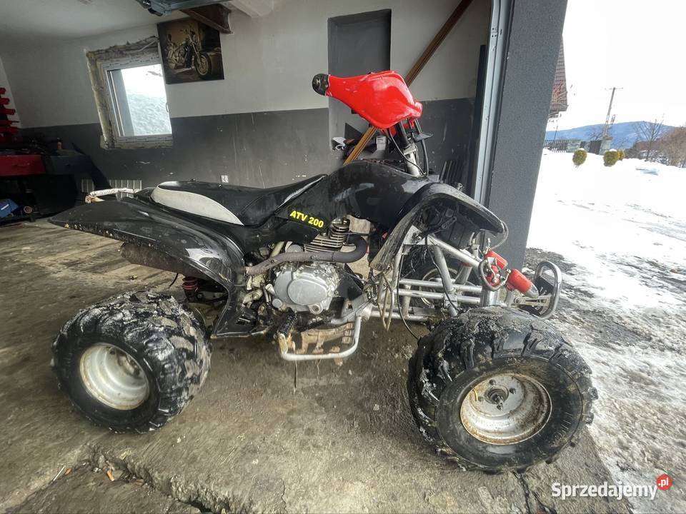 Quad 200 czterosuwowy małopolskie Gruszowiec