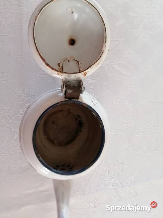 Dzbanekdzbanuszek metalowyCzajniczek zabytkowy Łódź