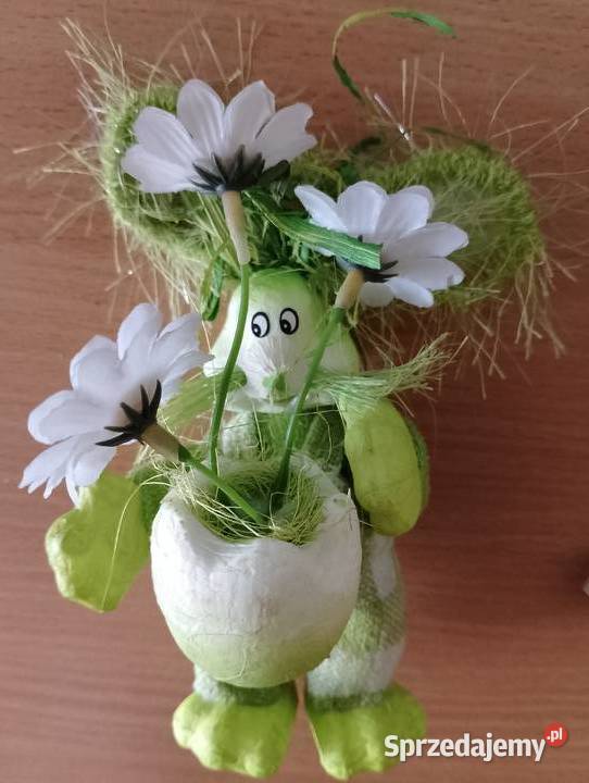 ZAJĄCZEK wielkanocny zając figurka ozdoba Złotniki