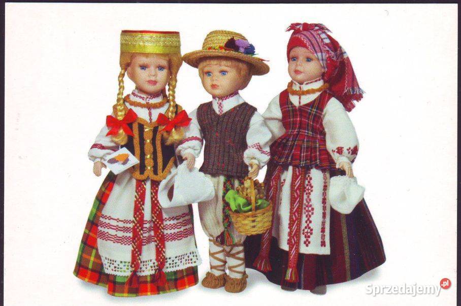 Kart Poczt Litwa stroje Antyki, Sztuka, Kolekcje Gliwice sprzedam