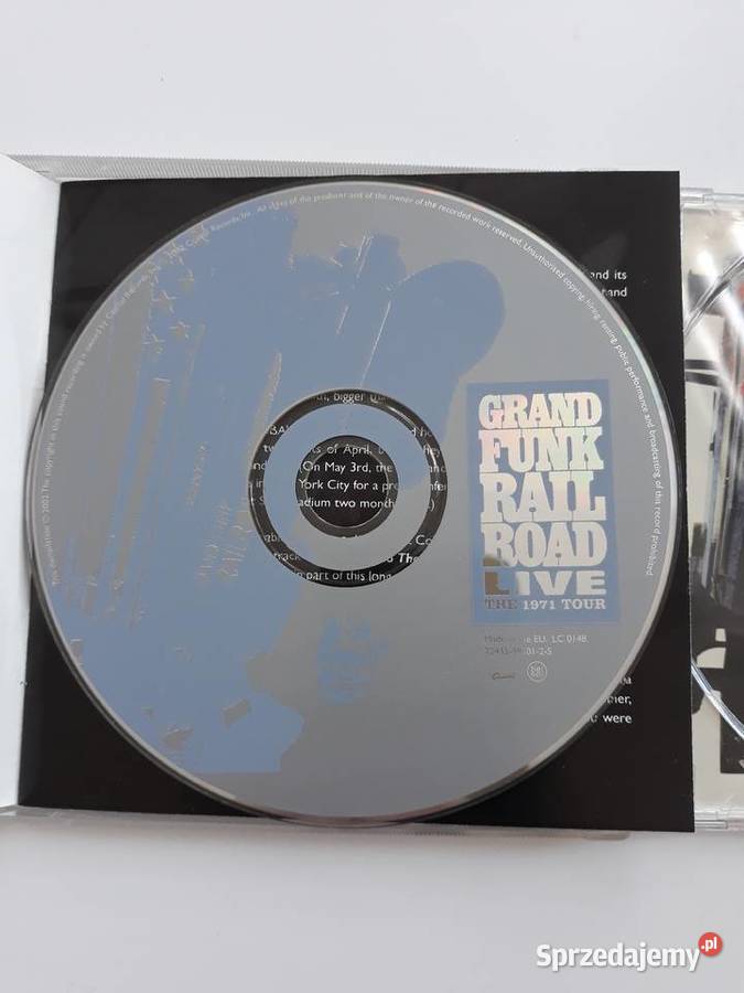 Niezapomniany koncert GRAND FUNK RAILROAD Live 1 płyta Rzeszów