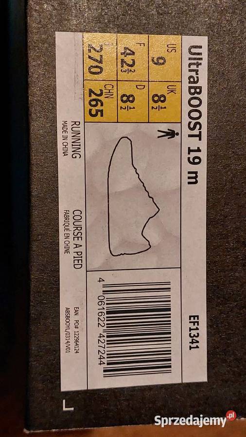 Adidas Ultraboost 19 42 podkarpackie Przemyśl