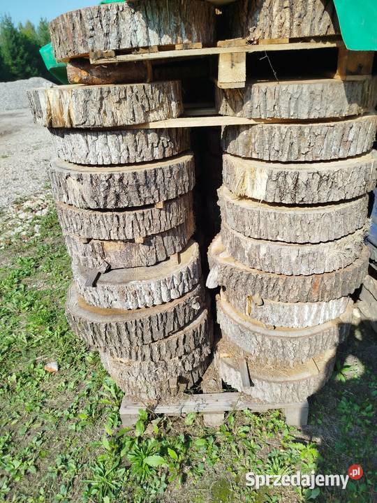 Sezamowe plastry dębu na stolik Wodziany