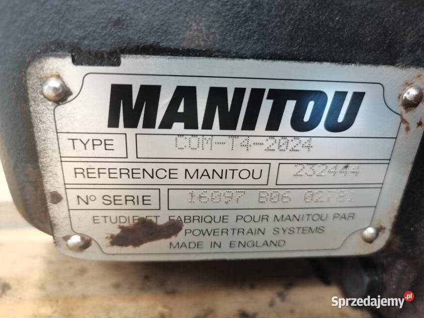 Manitou MLT 627 Przekładnia manualna COMT42024 Wilkowo sprzedam
