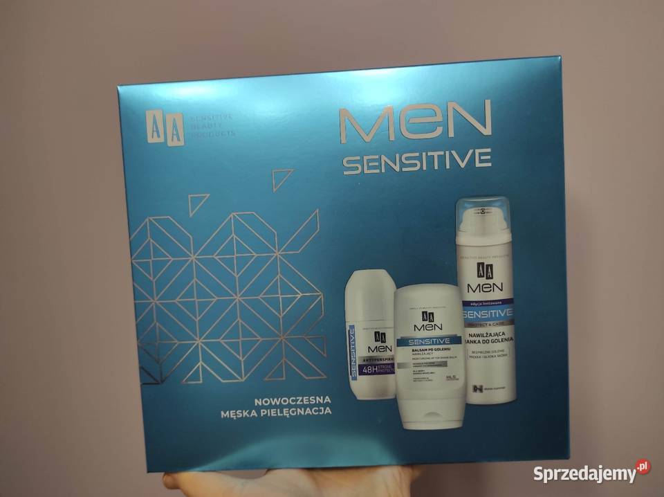 AA MEN sensitive nowy zestaw kosmetyków męskich mazowieckie Płock sprzedam