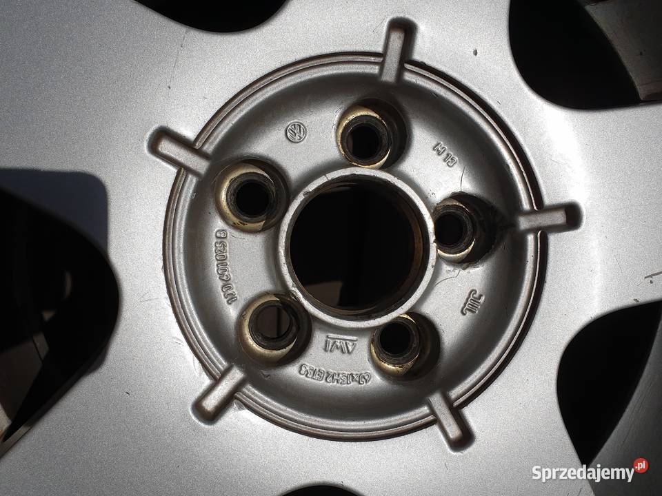 Felgi aluminiowe VW Golf 4 5x100 z oponami Legnica