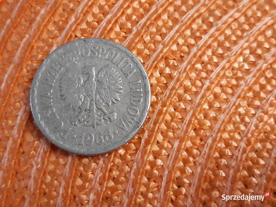 moneta polska 1 złoty z 1966r Łomża