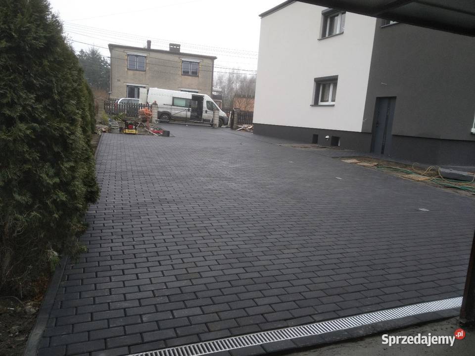 Układanie kostki brukowej Usługi koparką Rybnik