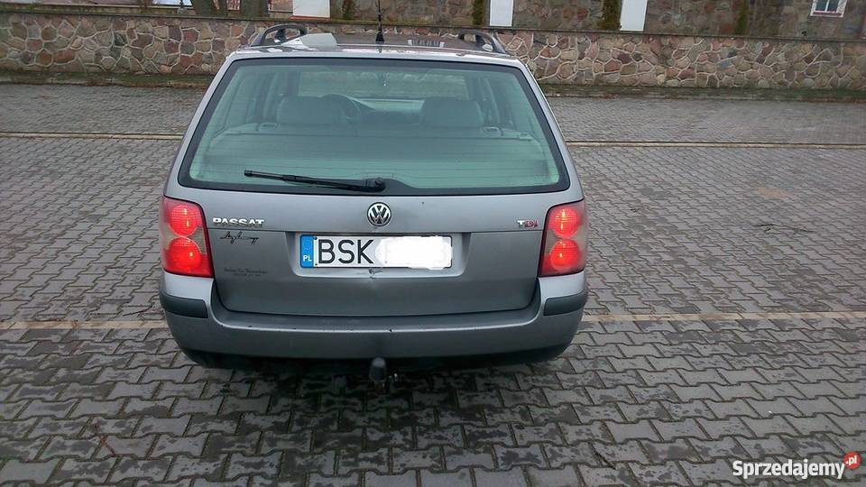 VW Passat B5 FL kombi 19 TDI 130 2002r HAK skóry radio Jatwieź Duża