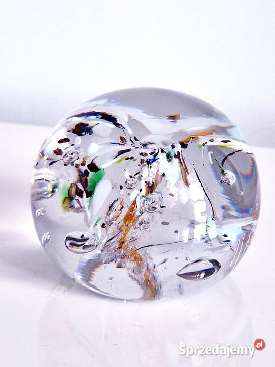 Duża kryształowa kula z kolorami Dąbrowa Górnicza