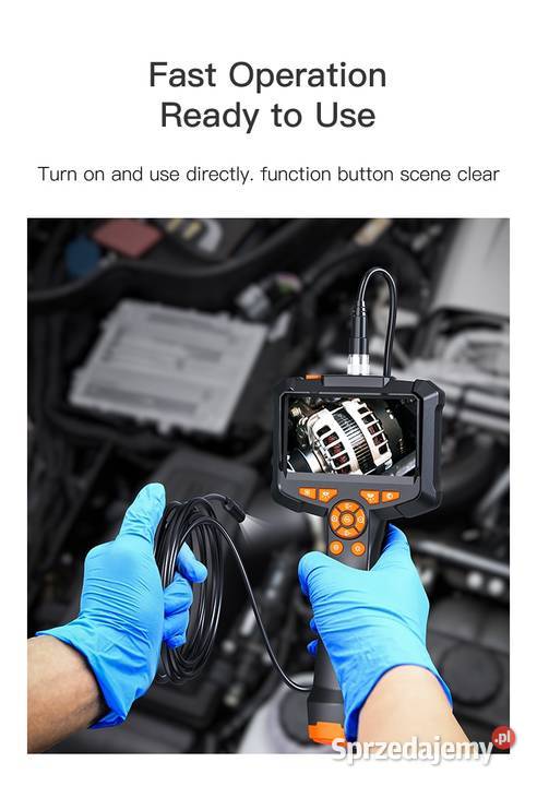 Kamera Inspekcyjna Endoskopowa 5 metrów 1080P HD Endoskopy i wideoskopy Wrocław