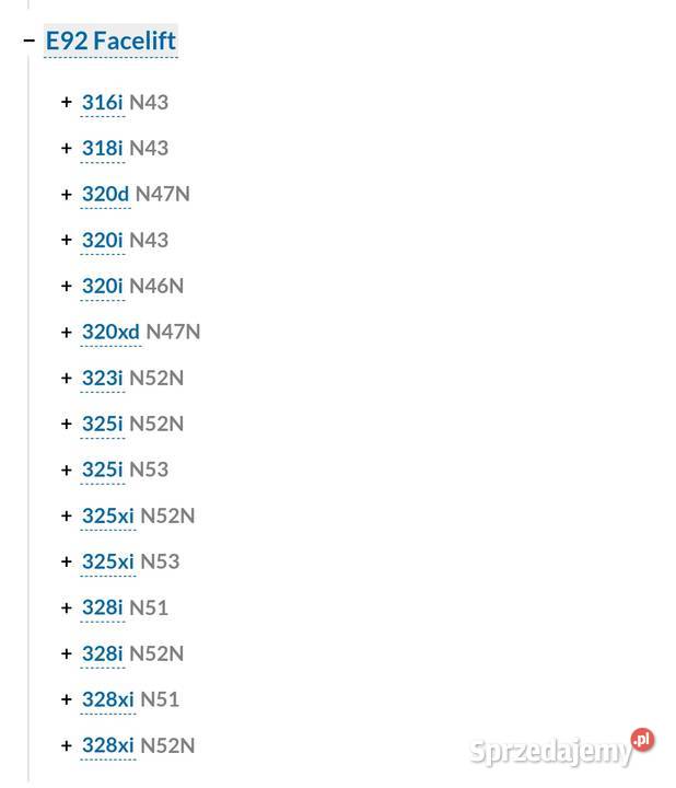 Zacisk tył Bmw e90 e91 e92 e93 f30 f35 e84 320 Dębica sprzedam