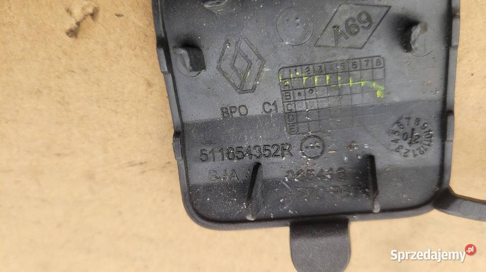 RENAULT CLIO V HB ZAŚLEPKA ZDERZAKA TYŁ Pozostałe śląskie Ruda Śląska