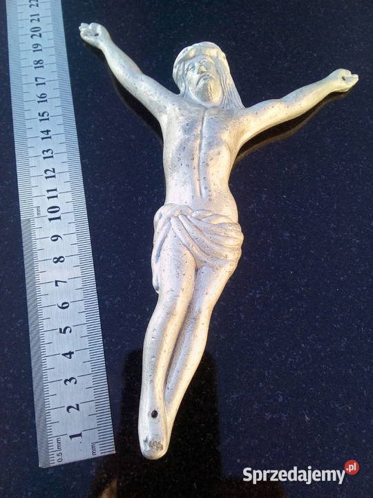 Wizerunek Jezus Chrystus satyna krzyż Strzegowo