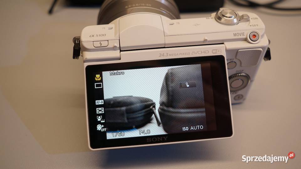 Sony Alpha A5100 obiektyw 1650 mm OSS przebieg Aparaty Gdynia