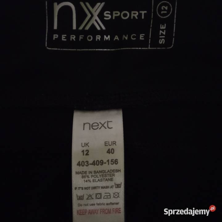 Next sportowe legginsy damskie r 3638