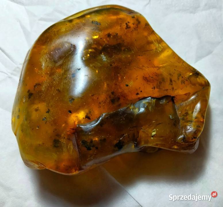 Bryłka bursztynu ok66 gram Lublin sprzedam
