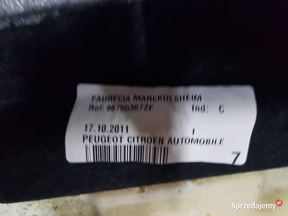 PEUGEOT 3008 I 2011 WYKLADZINA TYLNA SCHOWEK Turkowice