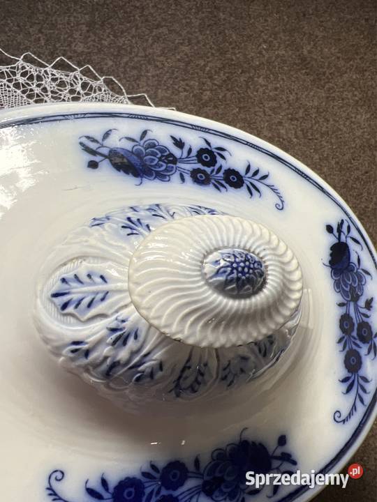 Stara waza porcelanowa snutych sygnowana Boch Ceramika i szkło