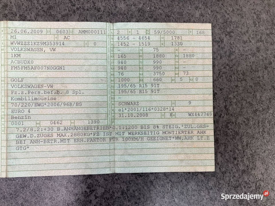 Volkswagen Golf CLIMAtic drugie koła niezawodna 199000km Wejherowo