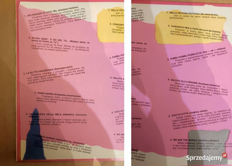 1988 piccolo coro dell antoniano mariele ventre Kielce