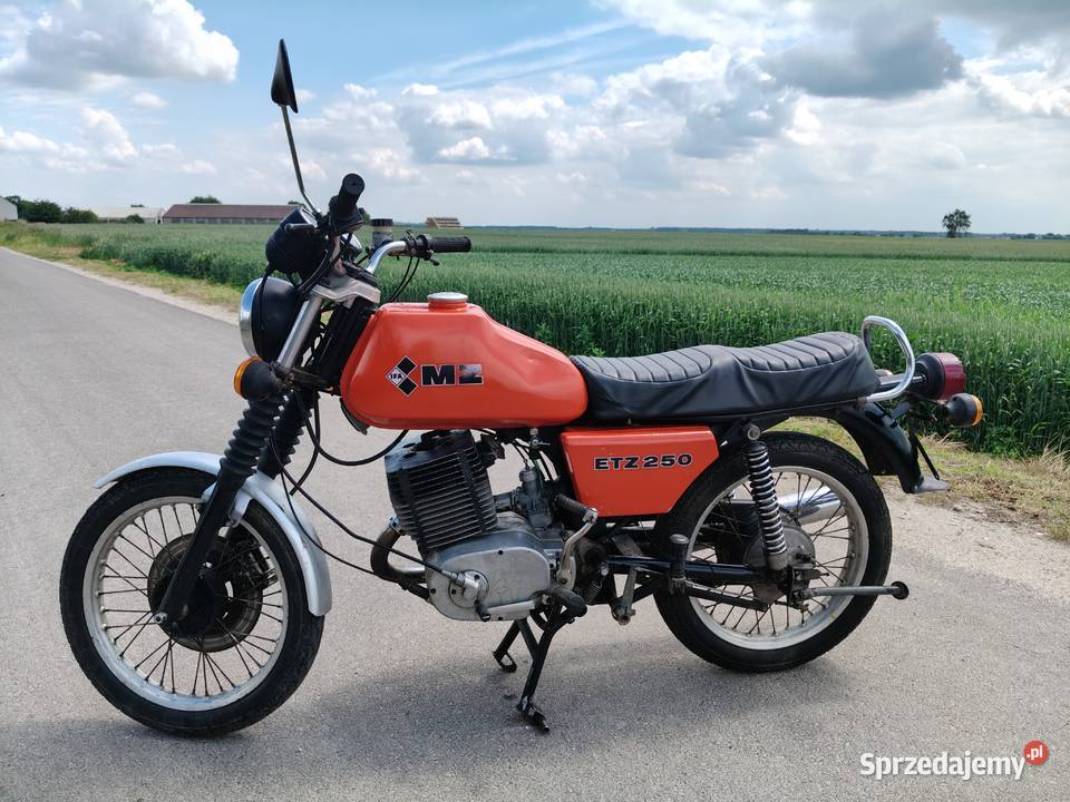 MZ ETZ 250 1985r z dokumentami Motocykle, skutery, quady