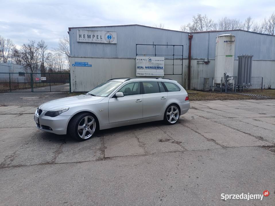 BMW E61 520d super stan zadbane 20 felgi Seria 5 Sosnowiec