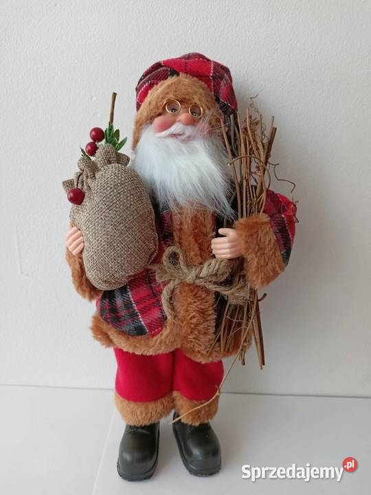 Figurka śwMikołaja 30 dekoracja świąteczna dolnośląskie Trzebnica