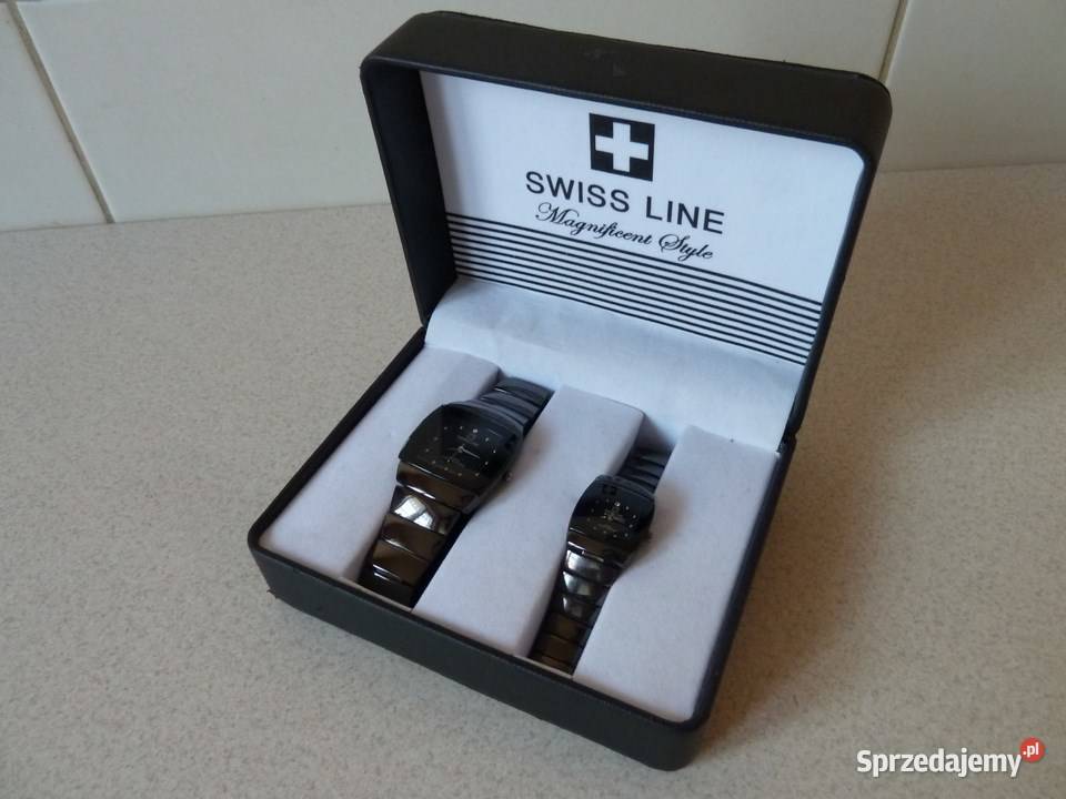 Zestaw zegarków szwajcarskiej lini SWISS LINE Uniseks Dodatki Rzeszów
